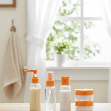 Seyahat İçin 5’li Şeffaf Kozmetik Kap Seti 30 Ml