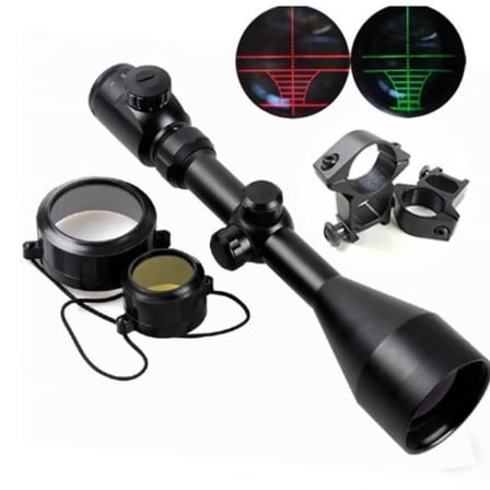 3-9x56eg Yüksek Kaliteli Çıft Işık Kırmızı,yeşil Kaynaklı Avcılık Süfer  Dürbün(b)