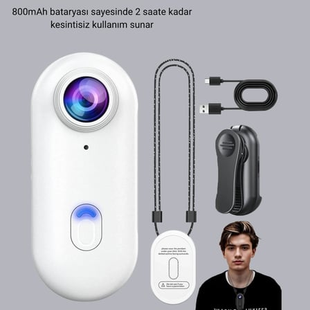 1080p Suya Dayanıklı Aksiyon Spor Kamerası 120° Geniş Açı Ve Wifi Destekli