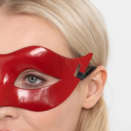 Kırmızı Renk Masquerade Kostüm Partisi Venedik Balo Maskesi