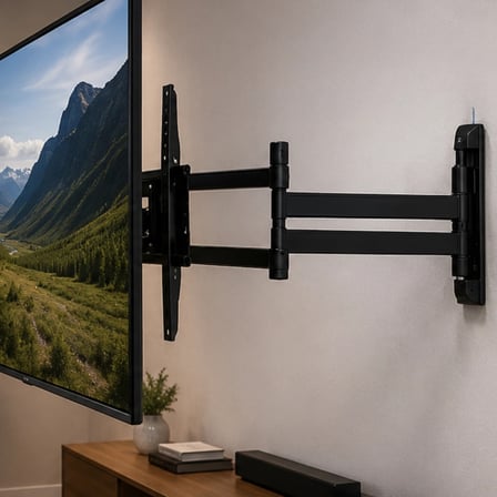 Çift Kollu Tv Askı Atı Hareketli Lcd Led Televizyon Askılığı