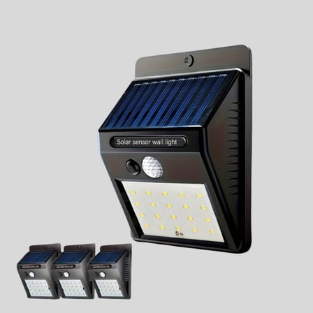 Solar Led Bahçe Aydınlatma – Hareket Sensörlü, Güneş Paneliyle Şarj Olan, İp65 Dayanıklı