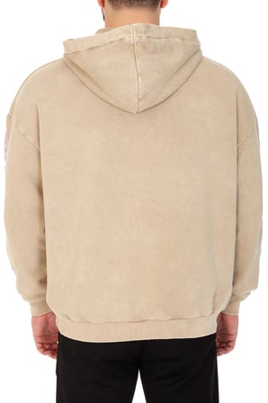 Erkek "WHAT??" Baskılı Kapüşonlu Hoodie  %100 Pamuklu Uzun Kollu