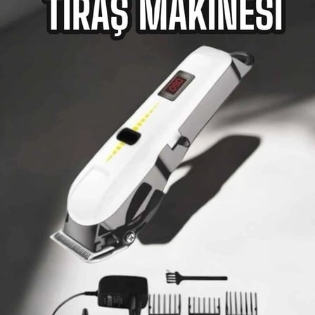 Tıraş Makinesi Uzun Ömürlü Batarya, Keskin Bıçaklar Ve Profesyonel