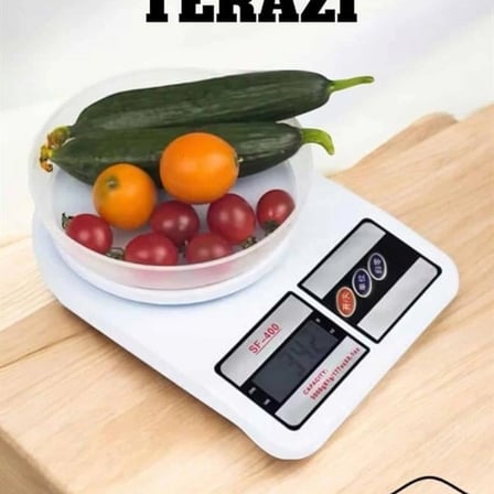 Kompakt Tasarım Ve Tek Tuşla Sıfırlama Özelliğiyle Kullanımı Kolay Mutfak Tartısı