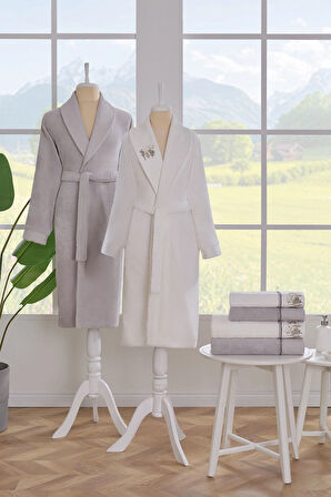 Özdilek Disty Garden Aile Seti Gri/Krem