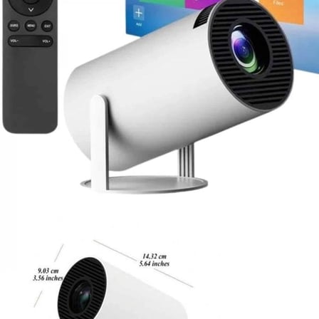 Sinema Projektörü Android Hdmı Usb Wifi Ses Çıkışlı Ayaklı Projeksiyon Taşınabilir