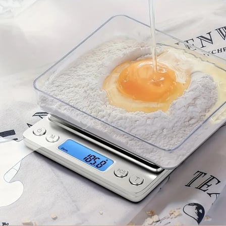 Pratik Dijital Hassas Mutfak Terazisi Hassas Tartı 2000 Gr./0.1 Gr. Hassasiyet