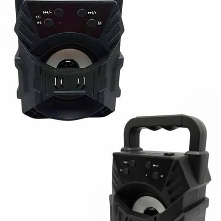 Işıklı Bluetooth Hoparlör Ses Bombası Taşınabilir Yüksek Ses Kaliteli Radyo Özelliği
