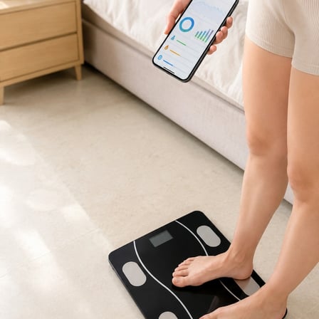 180 Kg Akıllı Cam Tartı Bluetooth Vücut Yağ Kas Su Ve Bmı Ölçüm Destekli Baskül