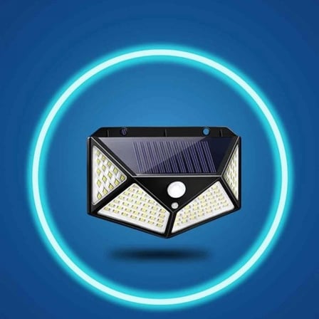 Bahçe Lambası Bahçe Aydınlatma Sensörlü Suya Dayanıklı 100 Led