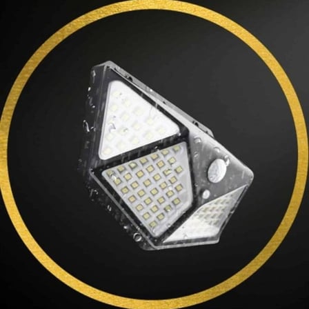 Bahçe Lambası Bahçe Aydınlatma Sensörlü Suya Dayanıklı 100 Led