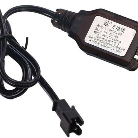 Sertec 6v Nı-cd / Nı-mh Oyuncak Bataryası Usb Şarj Kablosu