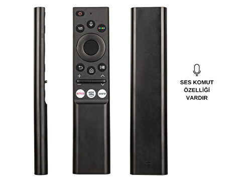(SES KOMUTLU) SUNNY HI-LEVEL TIZEN FRAMLES TV NETFLIX PRIME VIDEO SES KOMUTLU KUMANDA