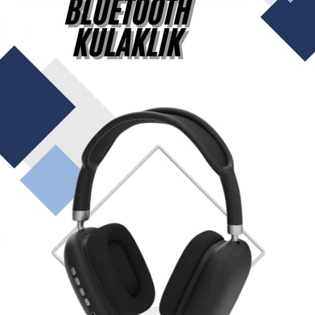 Yeni Nesil Bluetooth Kulaklık Kulak Üstü Anc Özelliği Yüksek Ses Kaliteli