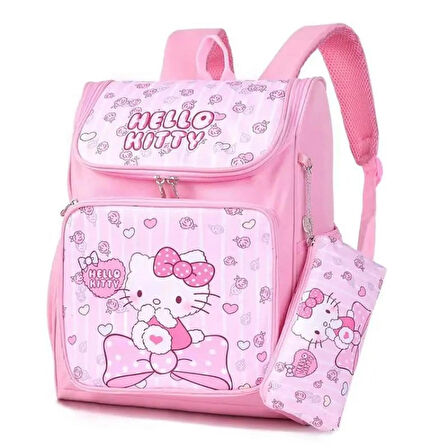 Sanrio Kuromi Cinnamoroll Hello Kitty My Melody Sırt Çantası ve Kalem Kutu Seti
