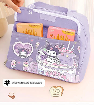 Sanrio Kuromi Termal Beslenme Çantası