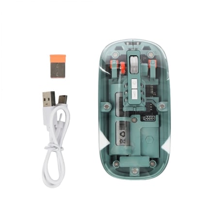 Pilli Kablosuz Mouse Bluetooth Ve Usb Uyumlu Sessiz Tıklama Yeni Nesil