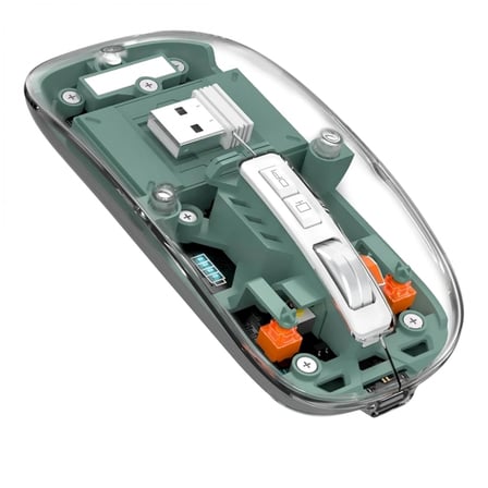 Pilli Kablosuz Mouse Bluetooth Ve Usb Uyumlu Sessiz Tıklama Yeni Nesil