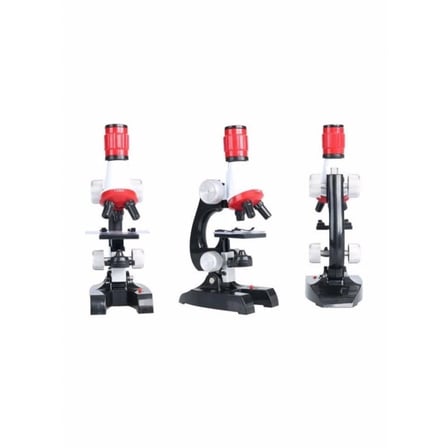 Eğitici Mikroskop Kiti Zoom Led Işıklı 100x 400x 1200x St1200x