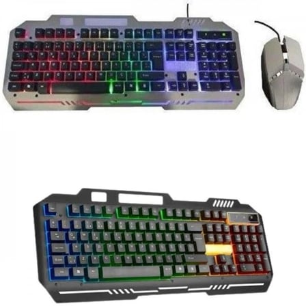 Rgb Işıklı   Klavye Q Klavye Mouse Hediyeli