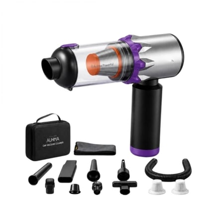 Taşınabilir Oto Süpürge 220w Turbo Güçlü Metal Hepa Filtreli Kablosuz Süpürge