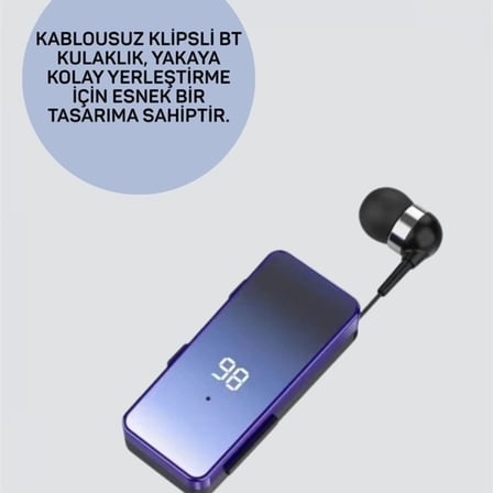 Otomatik Geri Sarma Mekanizmalı Kulaklık – Pratik Kullanım İçin Akıllı Kablo Yönetimi