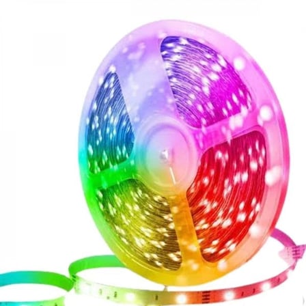 Rgb Neon Şerit Led Lamba 10 Metre İç Mekan Tasarımına Uygun