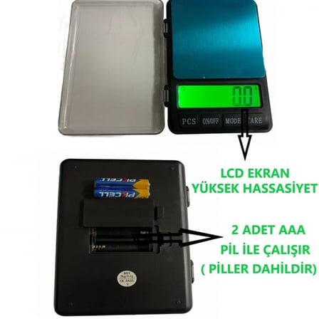 Mh-999 Pratik Dijital Hassas Mutfak Terazisi Hassas Tartı 600 G /0.01 Gr. Hassasiyet