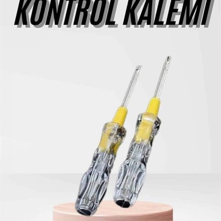Kontrol Kalemi Çift Başlıklı Şeffaf Elektrik Testi Değişken Uçlu
