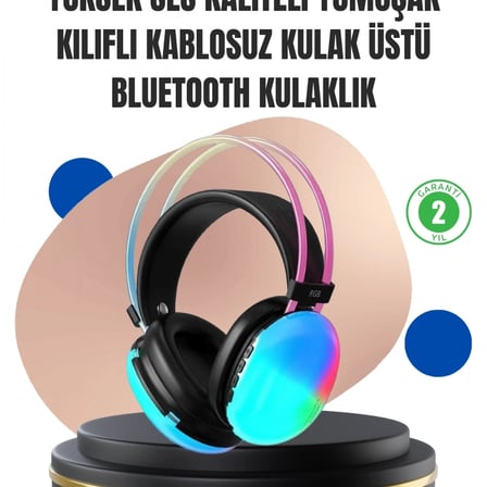 Konforlu Tasarımlı Kablosuz  Kulaklık – Uzun Pil Ömrüyle