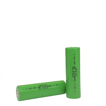 Sertec - 1.2v 2000 Mah - Aa - Ni-mh Şarjlı Pil - (başsız / Flat Head)