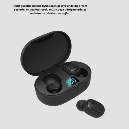 Kablosuz Bluetooth Kulaklık – Gürültü Önleyici, Suya Dayanıklı, Mikrofonlu, Uzun Pil Ömürlü