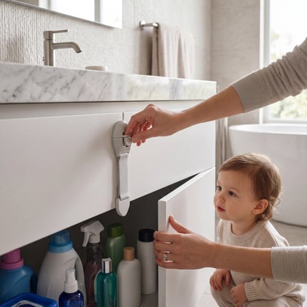 Dolap Ve Çekmeceler İçin Çocuk Güvenlik Kilidi Pratik Emniyet Atı