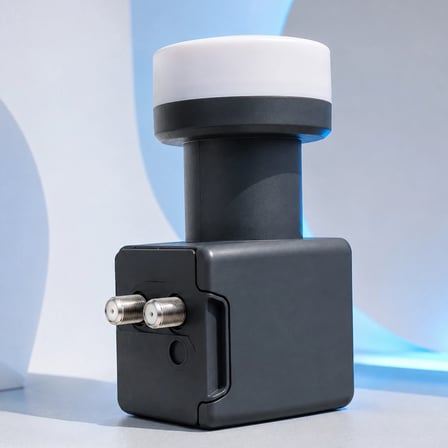 Ku Band Twin Lnb Çift Çıkış 4k Ultra Hd Destekli 0.1 Db Uydu Anten Lnb
