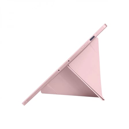 Apple İpad Pro 13 (2024) Kılıf Kalemlikli Hugo Tablet Kılıfı - Rose Gold