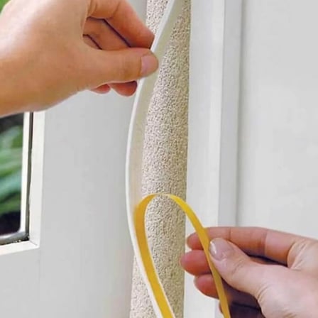 5 Adet 9 Metre Pencere Izolasyon Bandı Yapışkanlı Cam Yalıtım Süngeri Rüzgar Soğuk Kesici Pimapen Fitili