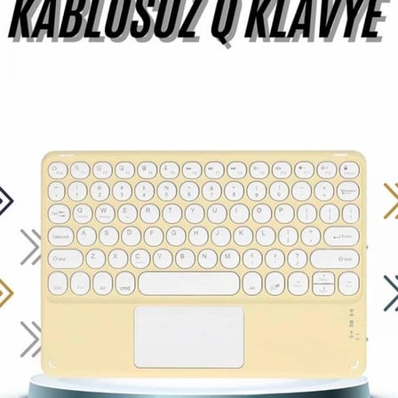 Android Ve İos Uyumlu Bluetooth Klavye Touchpad Slim Kablosuz Wifi Q Klavye