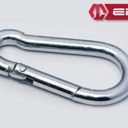 Yaylı Karabina, Çengel, Kanca 10mm - 25 Adet