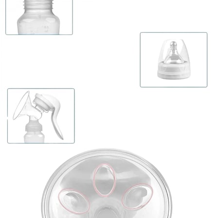 Taşınabilir Manuel Göğüs Pompası Ayarlanabilir Vakumlu 180 Ml Şişeli