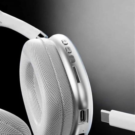 P9 Air Max Kablosuz 5.0 Mikrofonlu Bluetooth Kulaklık Beyaz Yüksek Ses Kaliteli