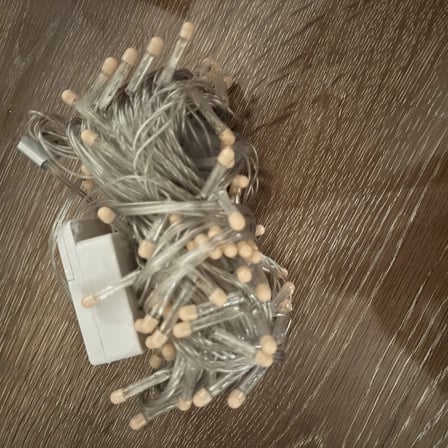 10m 100 Led Damla Uçlu Pembe Işık Şeffaf Kablo Mz-17-9