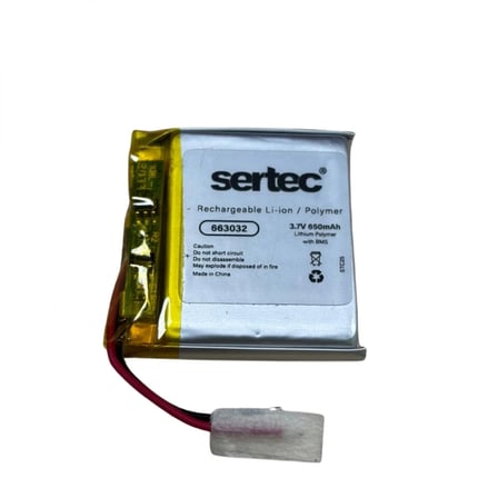 Sertec 663032 3.7v 650mah Li-polymer Pil (devreli/1.5a)