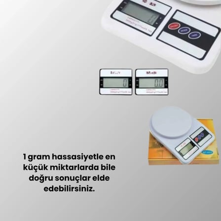 Taşınabilir Dijital Terazi – Çift Ölçü Birimi Destekli