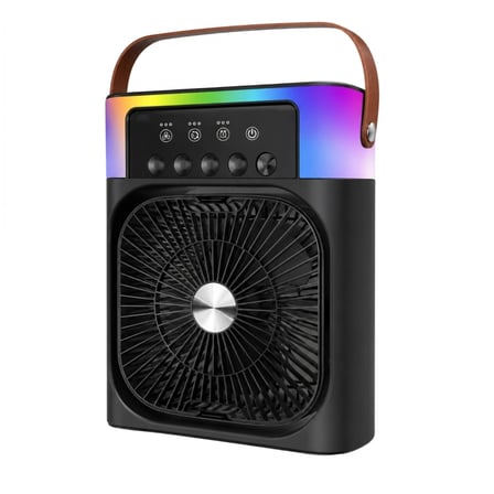 Taşınabilir Mini Klima Nemlendirici Fan Rgb Led Aydınlatmalı Usb Fan