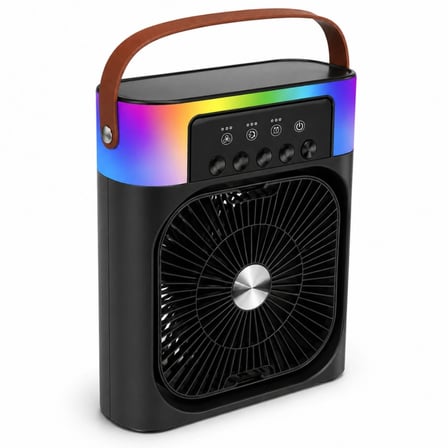 Taşınabilir Mini Klima Nemlendirici Fan Rgb Led Aydınlatmalı Usb Fan