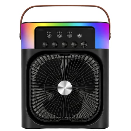 Taşınabilir Mini Klima Nemlendirici Fan Rgb Led Aydınlatmalı Usb Fan
