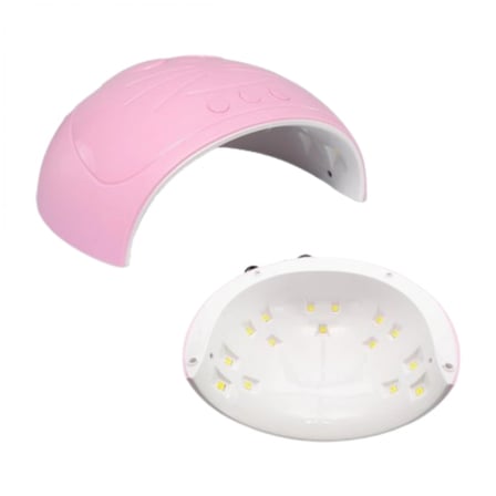 Ultraviyole Işıklı 15 Ledli 45w Oje Kurutucu Makine Pembe