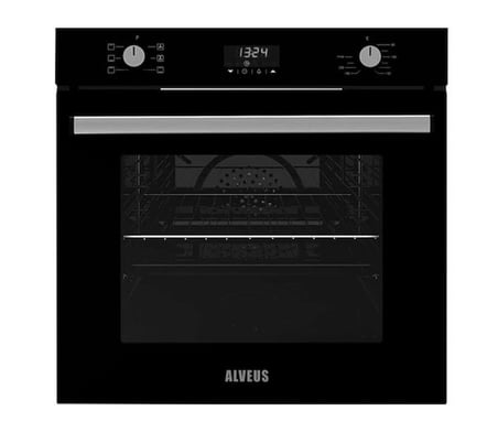 Alveus Siyah Cam Ankastre Set - 04 (Kls 670 + Mfa 627 + Mod 3000)