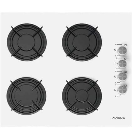 Alveus Beyaz Cam Ankastre Set (MFA 627 WH + KLS 670 WH + MOD 3000 )